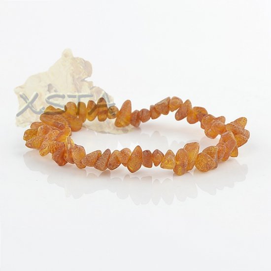 Baltic amber natural raw bracelet